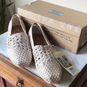Toms Whisper Satin Woven Espadrille Slip-Ons